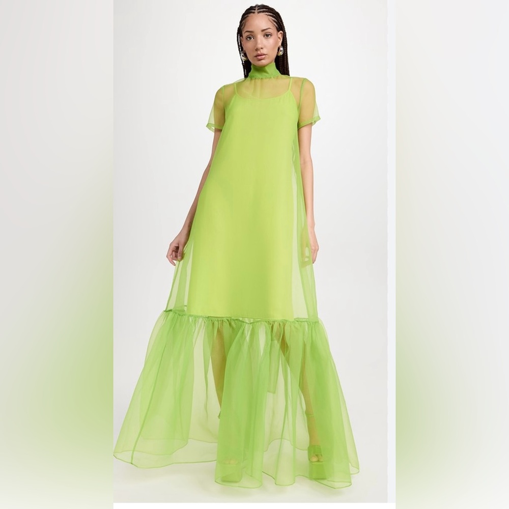 STAUD Brat Green Gown